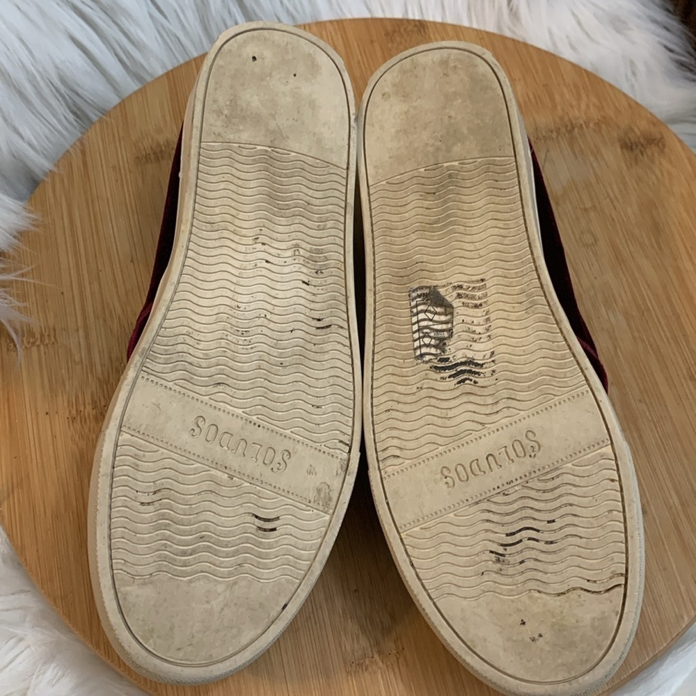 Soludos | Sangria 3D Llama Velvet Smoking Slip On Sneaker Slipper Shoes 6.5 - Picture 14 of 17